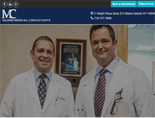 Tablet Screenshot of islandmedicalconsultants.com